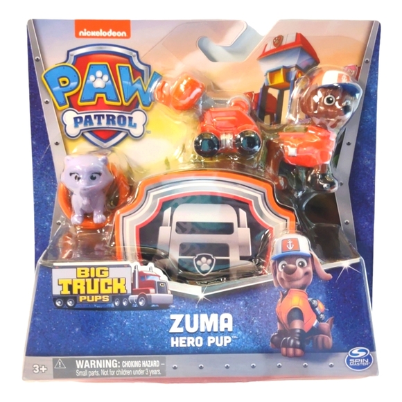 Paw Patrol Big Truck Pups Zuma Hero Pup Toy Collectible - Picture 6 of 6